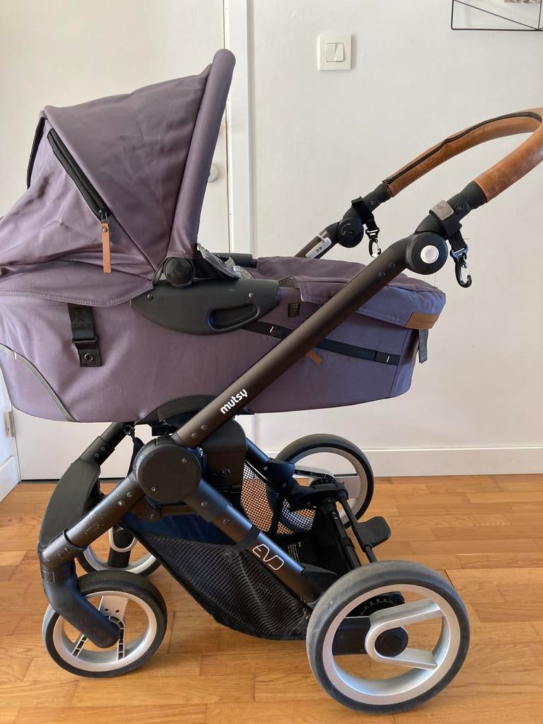Buggy Mutsy Evo Urban Nomad set (volledige set), Poussette combi, Avec nacelle, Enlèvement, Utilisé