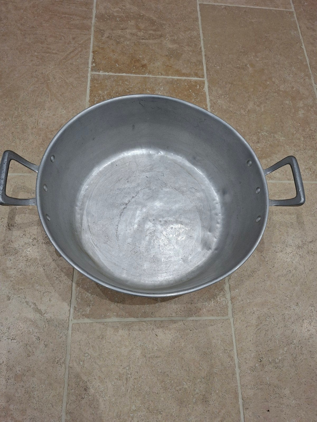 Aluminium jamschaal van 40 cm, Ophalen of Verzenden, Aluminium