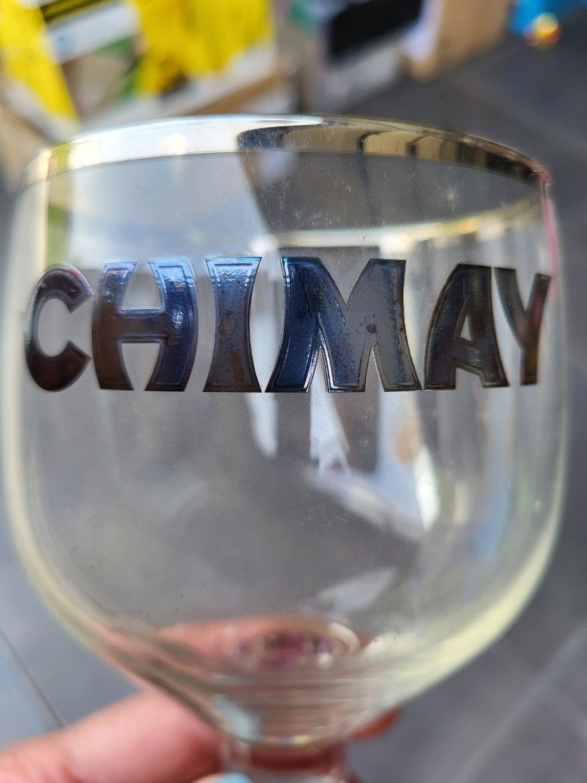 verre a chimay vintage, Collections, Enlèvement ou Envoi, Neuf, Verre à bière