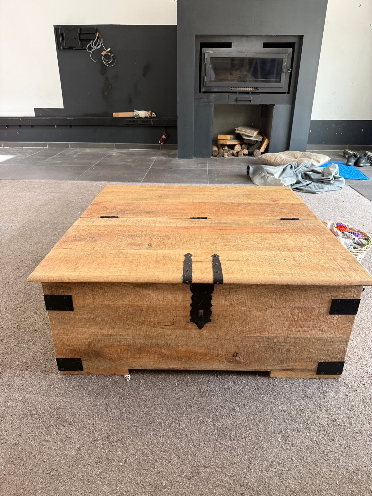 Houten salontafel, Ophalen, Gebruikt