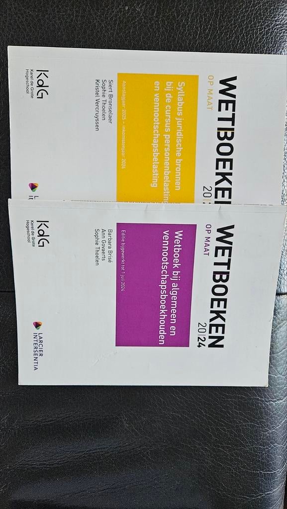 Wetboeken op maat 20-24, Boeken, Ophalen