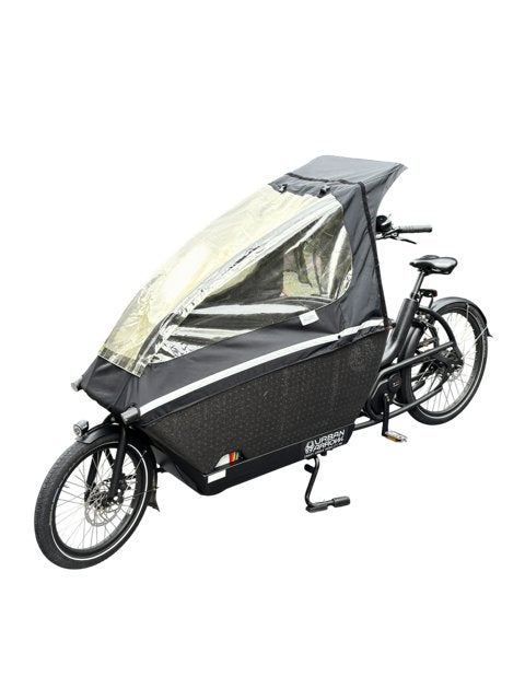 Bakfiets Urban Arrow, Gebruikt, 3 kinderen, Huif, Schijfrem