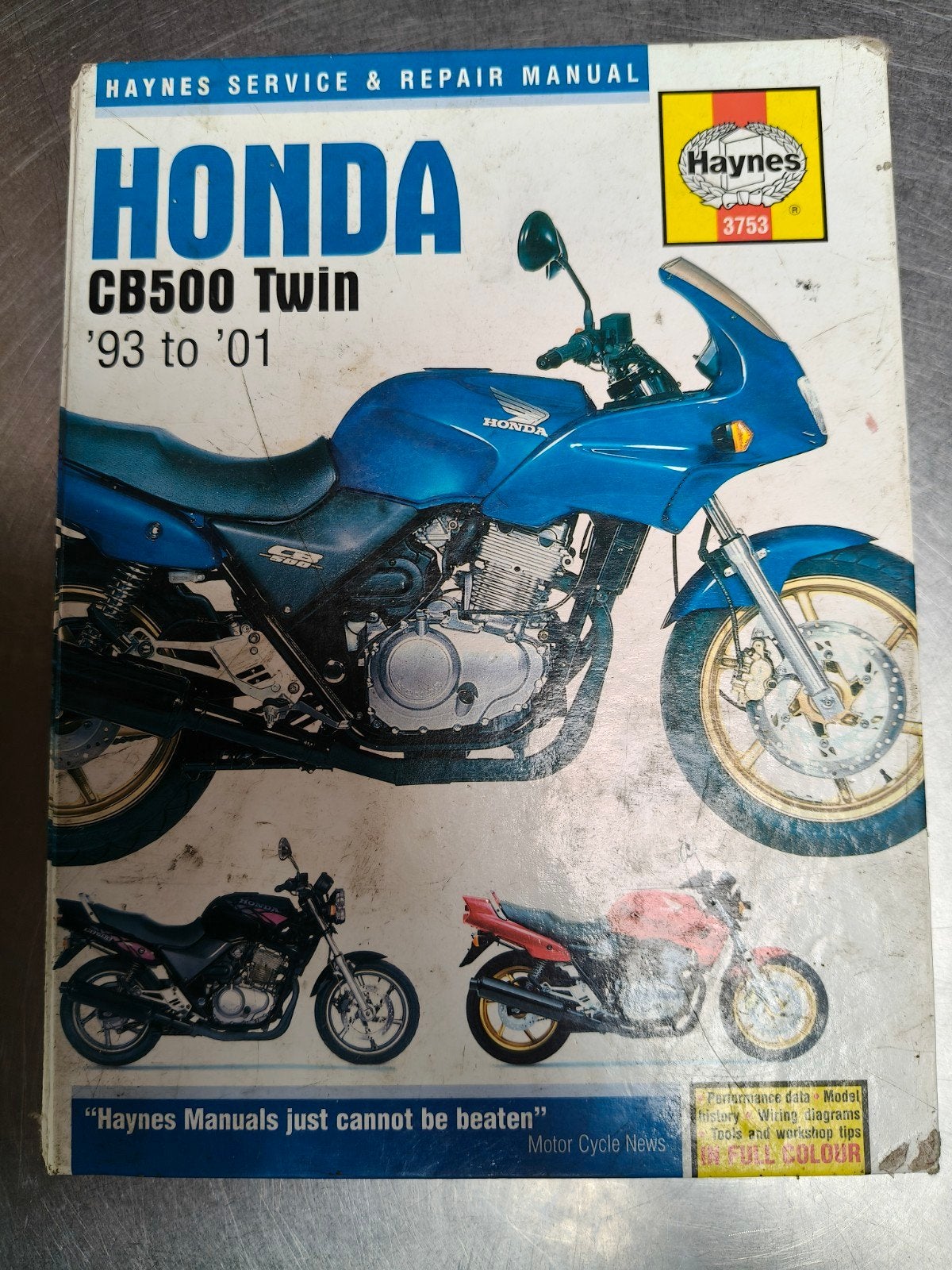 Honda CB500 1993-2001 werkplaats handboek, Motoren, Handleidingen en Instructieboekjes, Ophalen of Verzenden, Honda