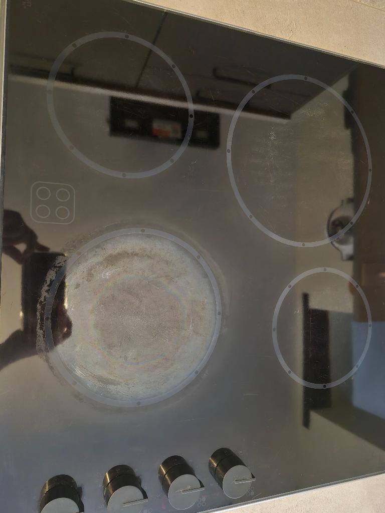 Taque de cuisson 4 feux, Electroménager, 4 zones de cuisson, Comme neuf, Enlèvement, Encastré