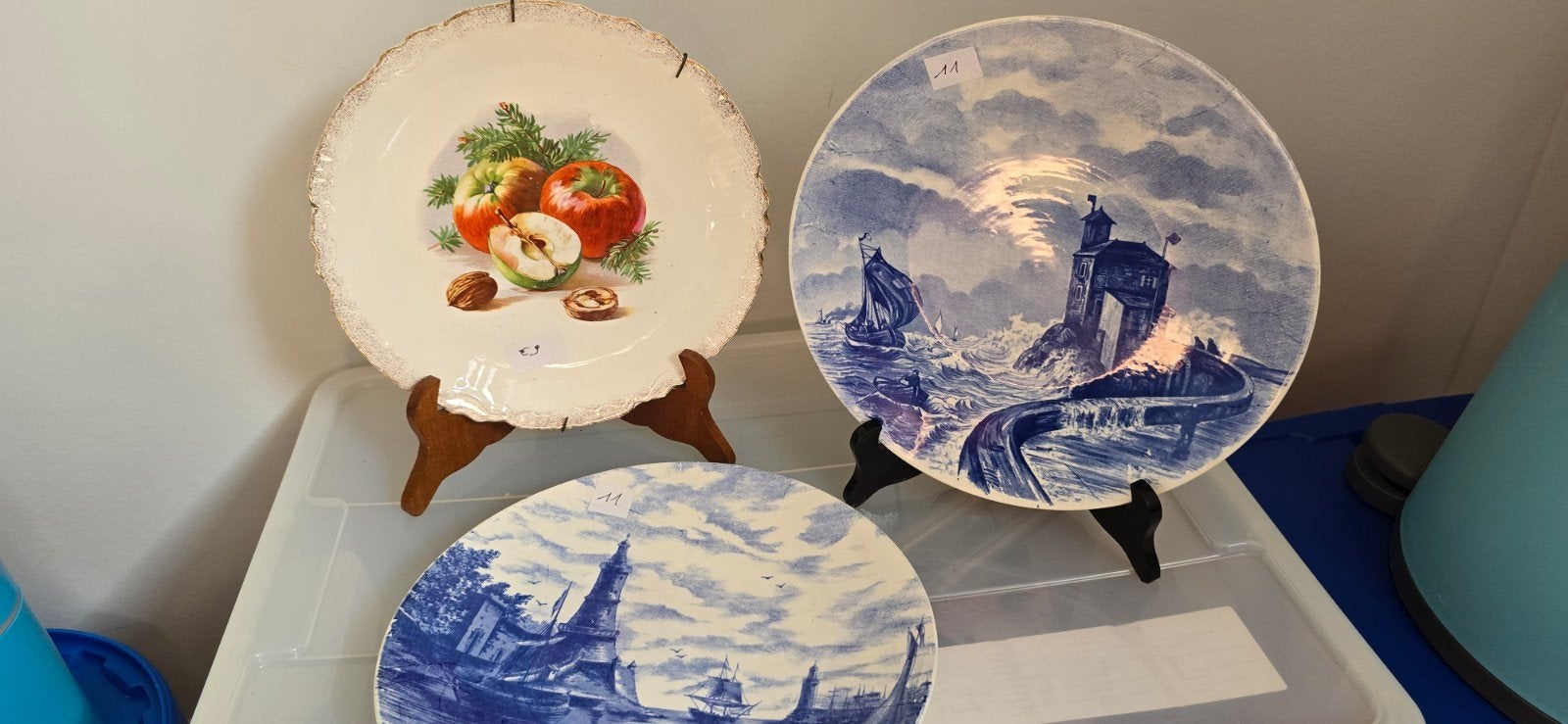 oude borden, Antiek en Kunst, Ophalen