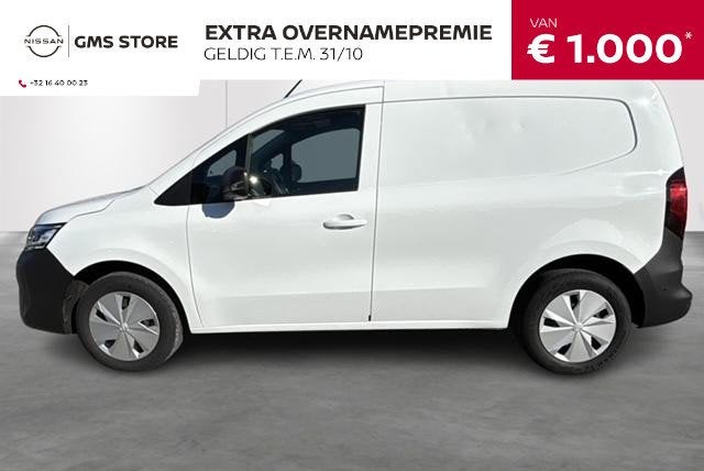 Nissan Townstar N-Connecta Navigatie, airco, apple car-play,, Auto's, Voorwielaandrijving, Stof, Gebruikt, Wit