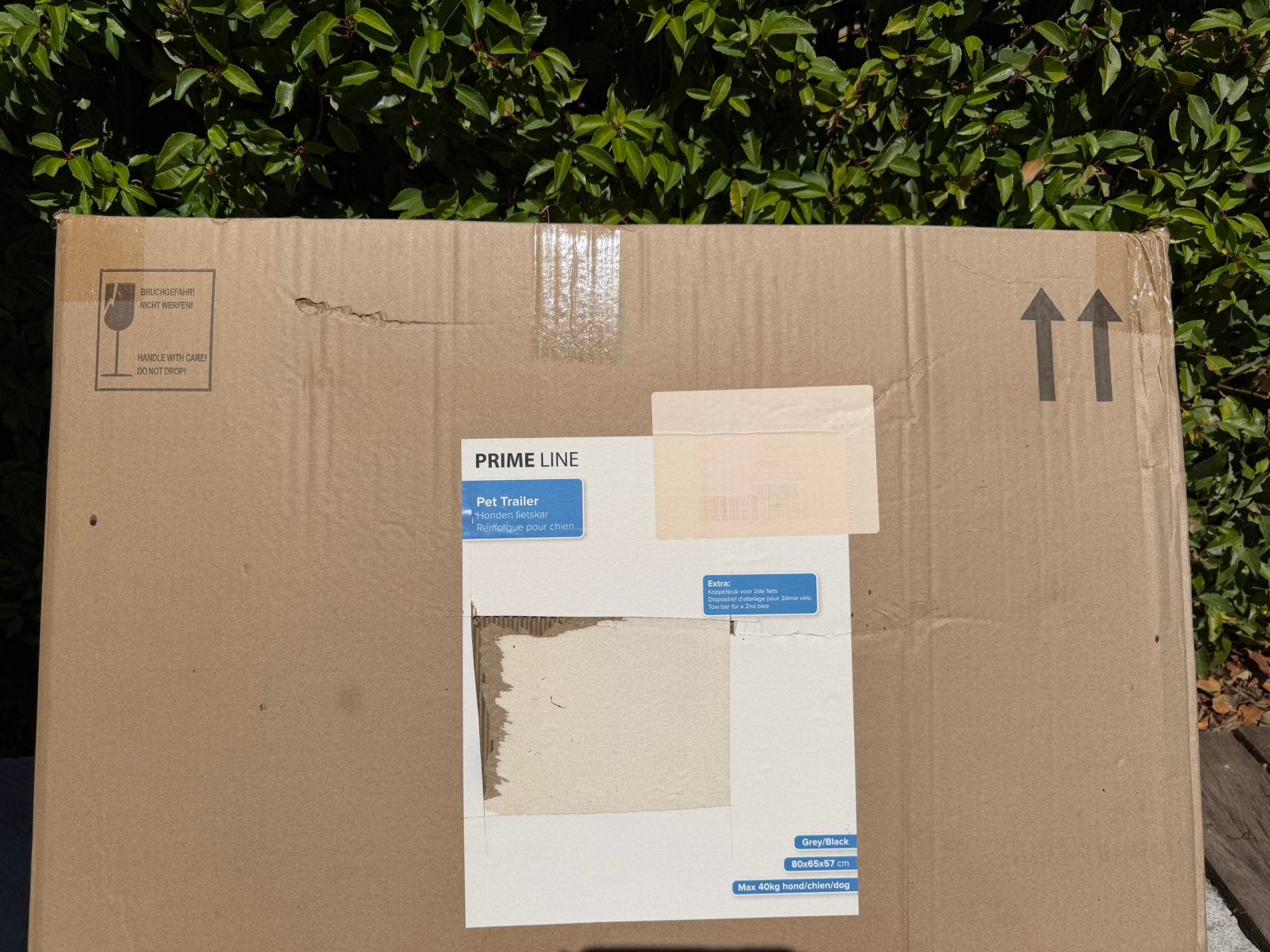 Prime Line hondenfietskar – nieuw in doos – tot 40 kg, Dieren en Toebehoren, Ophalen, Nieuw, Hondenfietskar