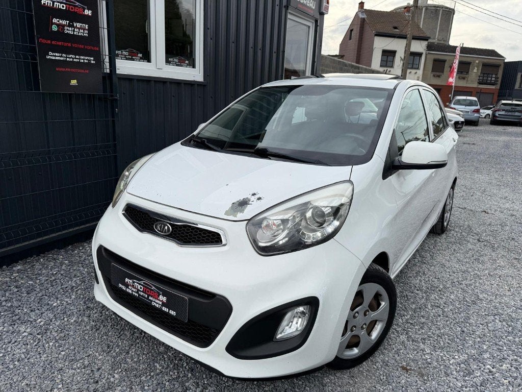 Kia Picanto 1.2i / 5 Portes/ Toit Ouvrant/ Entretien + CT OK, Euro 5, Achat, 63 kW, Entreprise