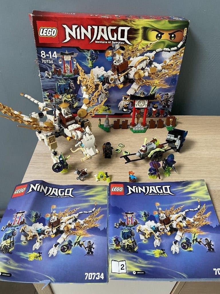 LEGO Master Wu Dragon 70734, Ophalen of Verzenden, Zo goed als nieuw, Overige merken