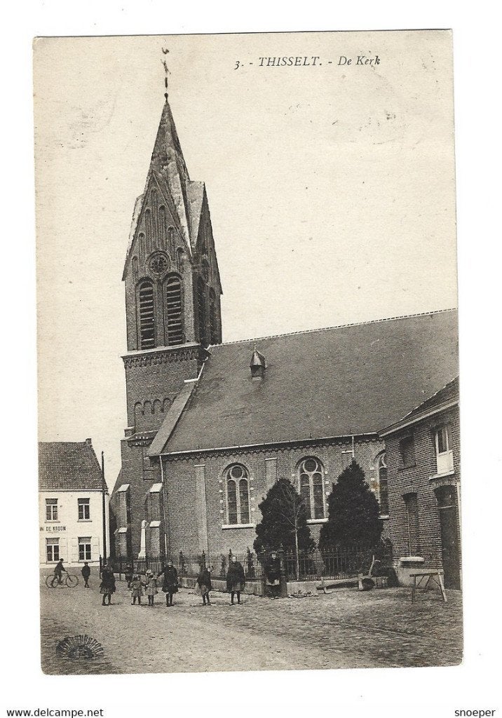 Tisselt nr3 de kerk gezusters troch, Verzenden, Gelopen, Antwerpen