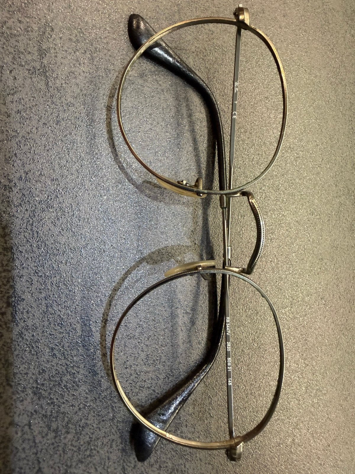 Ray-Ban RB3447V — Monture Round Metal (lunettes de vue), Comme neuf, Enlèvement, Ray-Ban, Lunettes