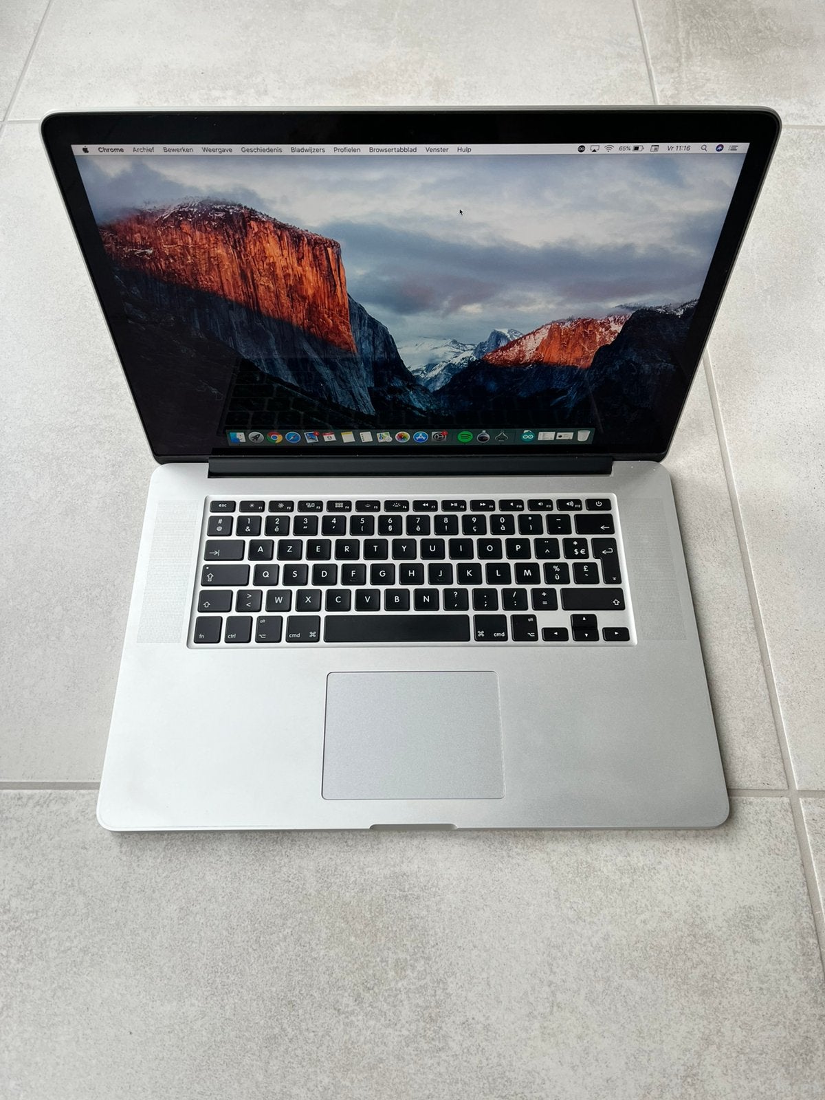MacBook pro Retina 15-inch 2013, Computers en Software, Ophalen, Zo goed als nieuw, 8 GB, MacBook