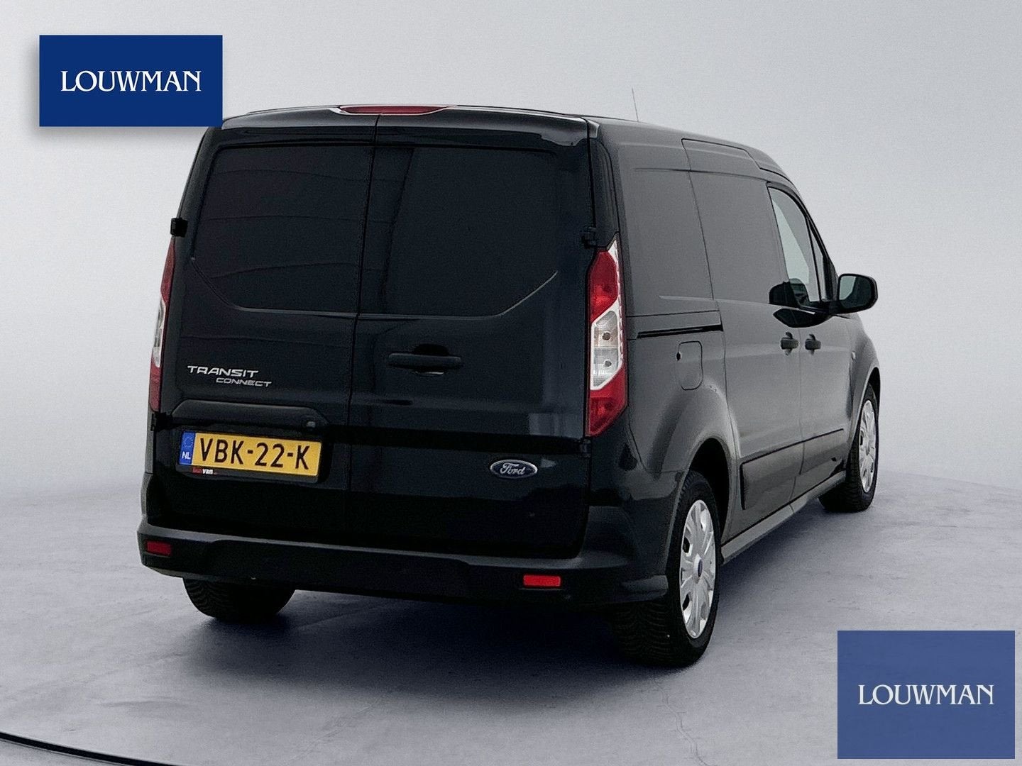 Ford Transit Connect 1.5 EcoBlue L2 Navigatie Camera Airco P, Zwart, Bedrijf, Ford, Te koop