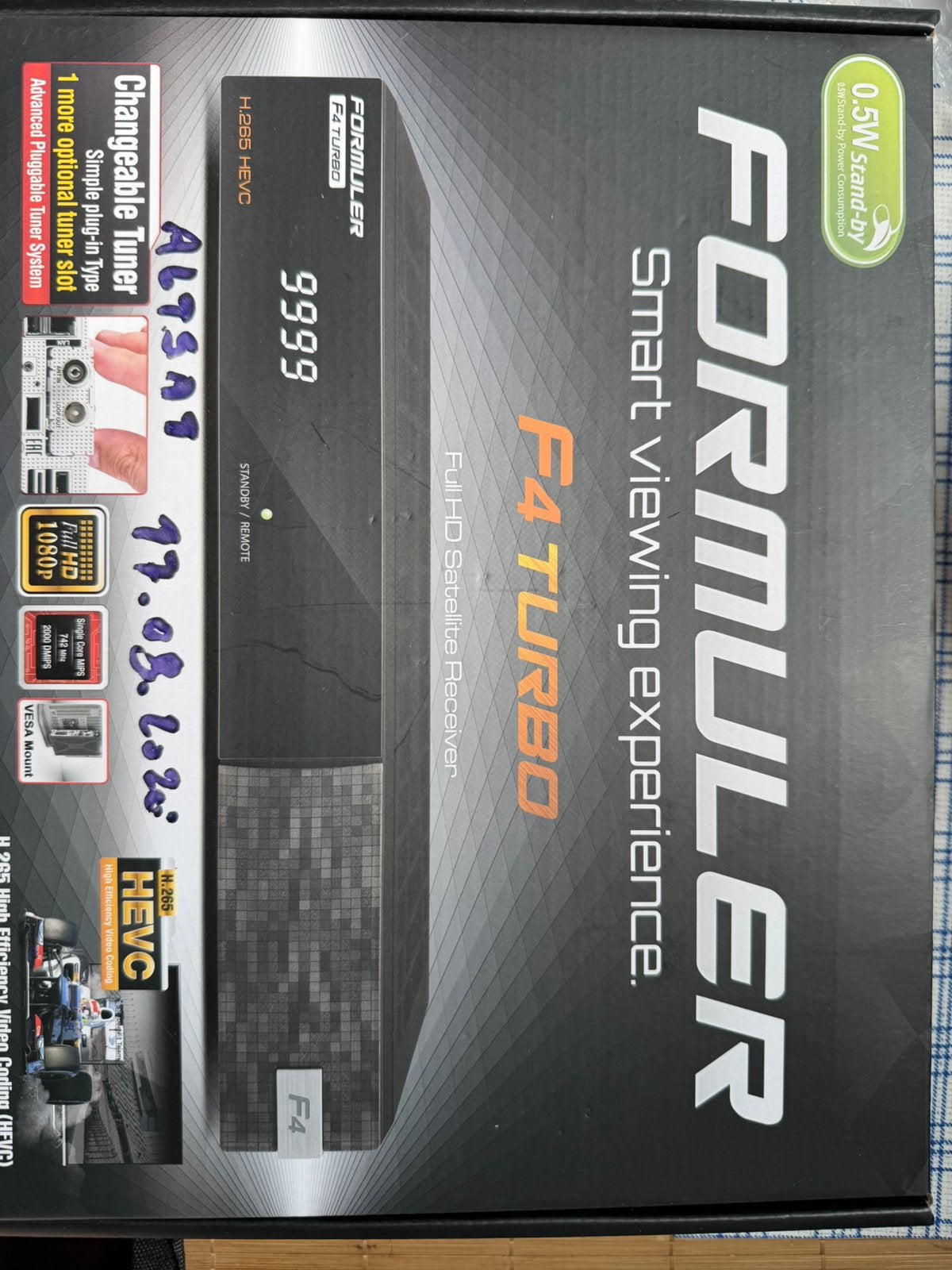 Stateliet ontvanger Formuler F4 Turbo, TV, Hi-fi & Vidéo, Antennes paroboliques, Enlèvement ou Envoi, Comme neuf