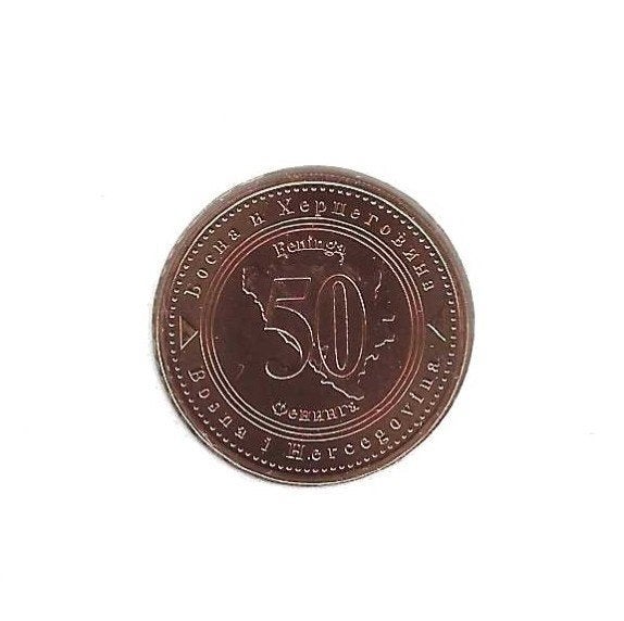 Bosnië-Herzegovina, 50 Feninga 2000, BU. Enkel in sets., Postzegels en Munten, Munten | Europa | Niet-Euromunten, Ophalen of Verzenden