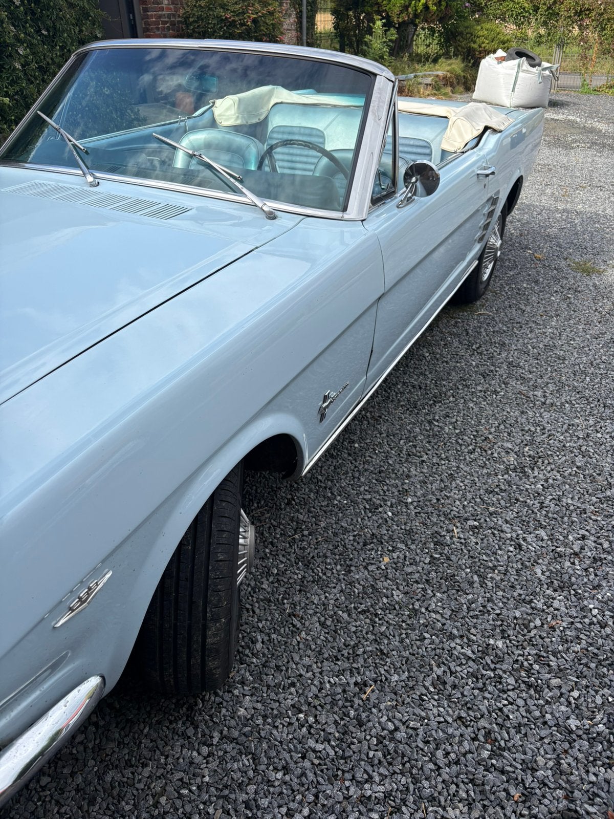 Ford mustang 1966 cabriolet, Auto's, Cabriolet, Elektrisch, Particulier, Ford