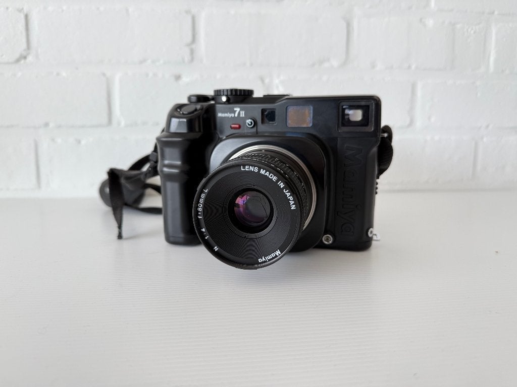 Mamiya 7 II + 50mm + 80mm, Audio, Tv en Foto, Ophalen, Gebruikt, Overige Merken