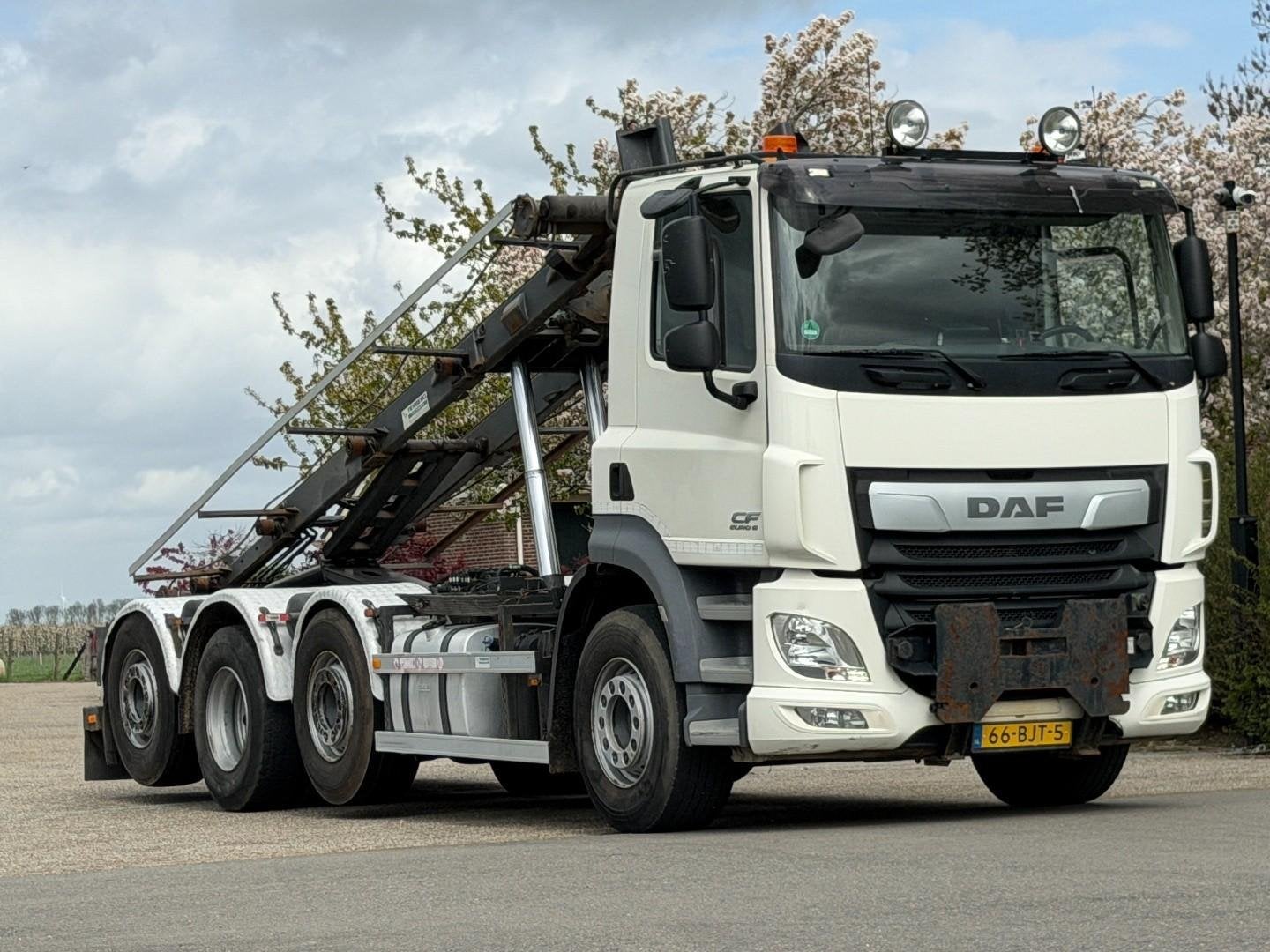 DAF CF 410 FAQ 8x2!EURO6!SYSTÈME DE CÂBLES! CAMION NL DK11, Autos, Achat, Euro 6, Entreprise, 2 places