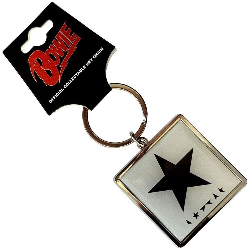 David Bowie Blackstar - Sleutelhanger officiële merchandise, Ophalen of Verzenden, Nieuw
