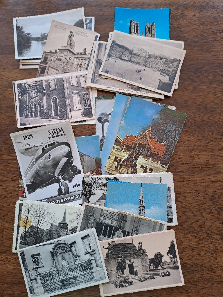 cartes postales anciennes, Enlèvement ou Envoi, 1960 à 1980, Affranchie, Bruxelles (Capitale)
