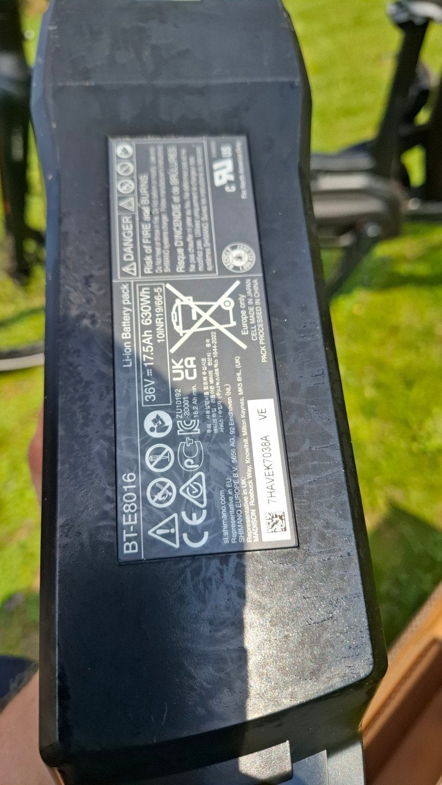NIEUWE Shimano  fietbatterij 630 Wh, Enlèvement, Neuf