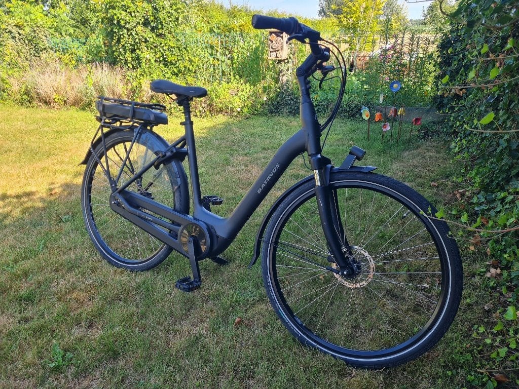 Elektrische damesfiets, Fietsen en Brommers, Elektrische fietsen, Ophalen, Gebruikt, Batavus, 51 tot 55 cm