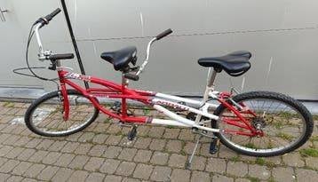 Tandem fiets 26inh, Ophalen, Gebruikt, Minder dan 10 versnellingen