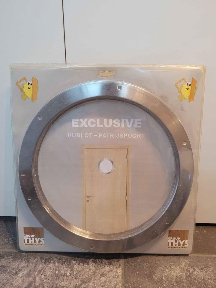 patrijspoort uit inox voor deur (nieuw), Ophalen, Nieuw, Metaal