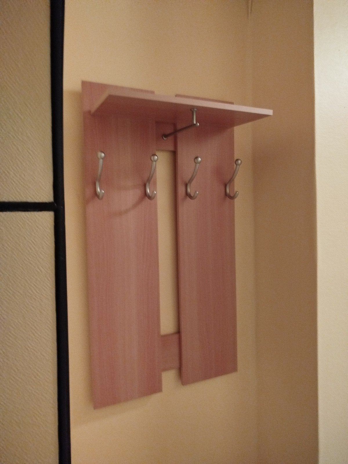 Porte manteau et Miroir, Enlèvement, Bois