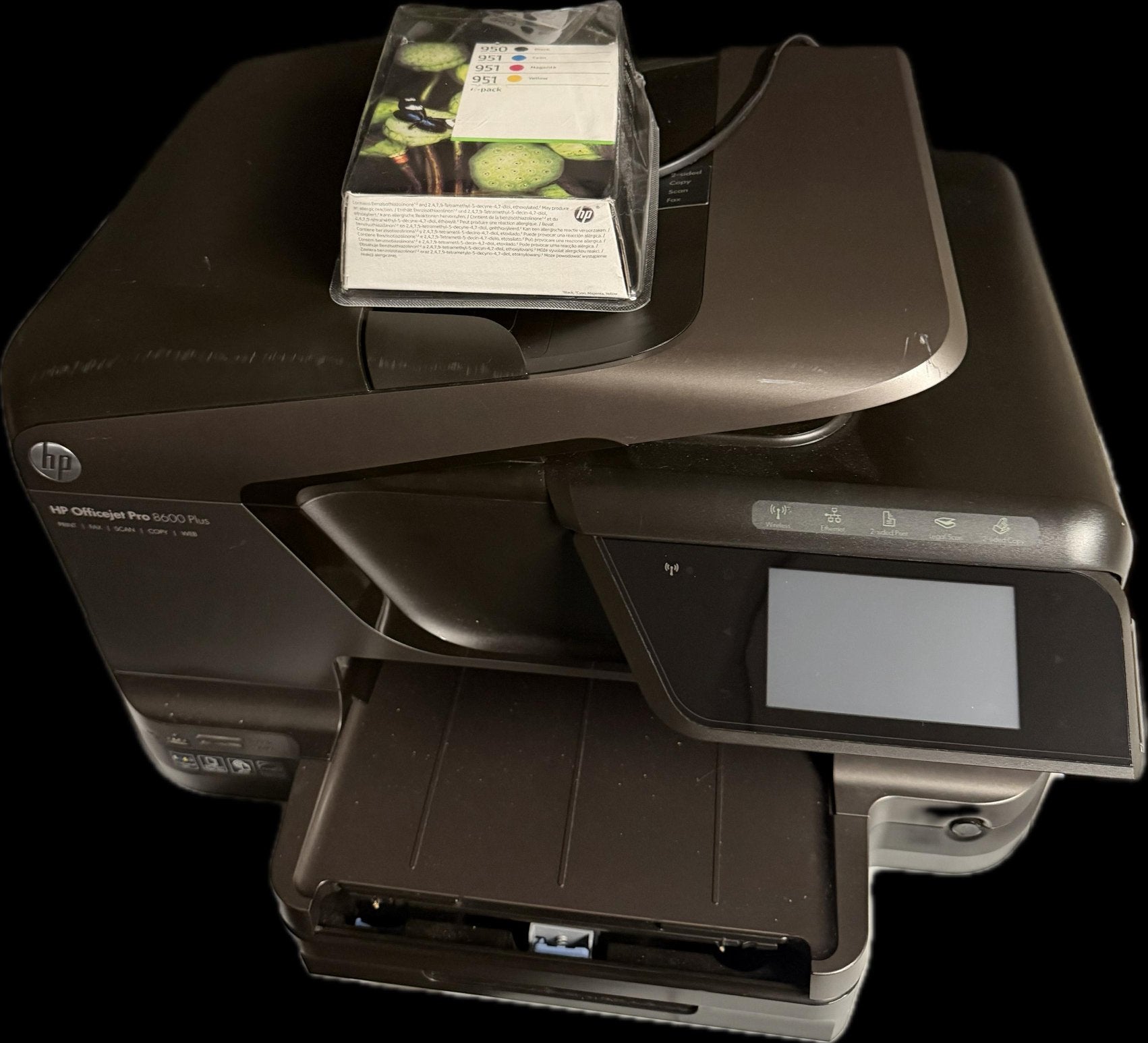 HP OfficeJet Pro 8600Plus pour pièces - avec cartouche Ok, Informatique & Logiciels, Enlèvement, Comme neuf, Fax, Imprimante