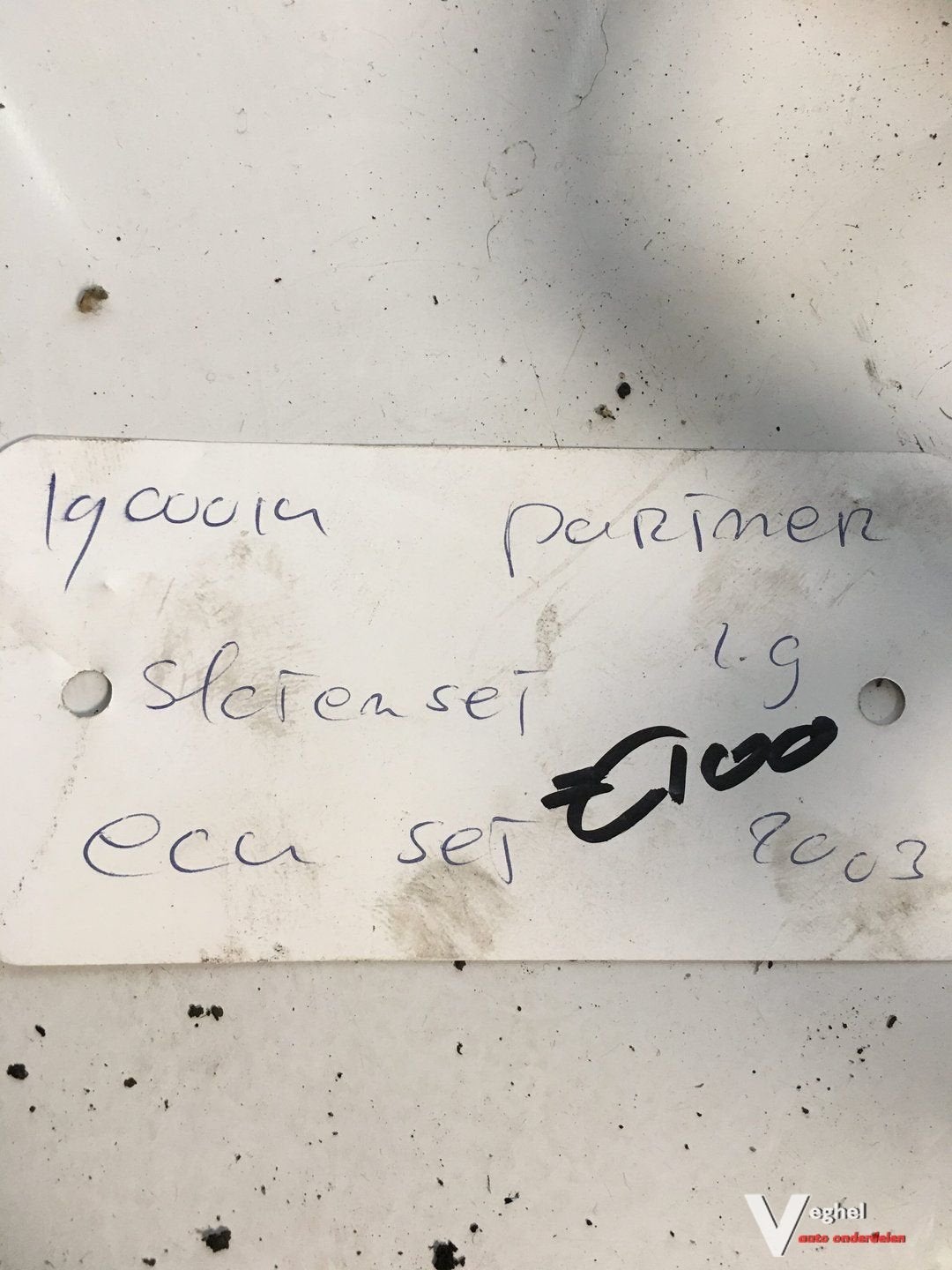 Peugeot Partner 1.9 2003 Contactslot met ECU en sloten, Autos : Pièces & Accessoires, -, Utilisé, -, -