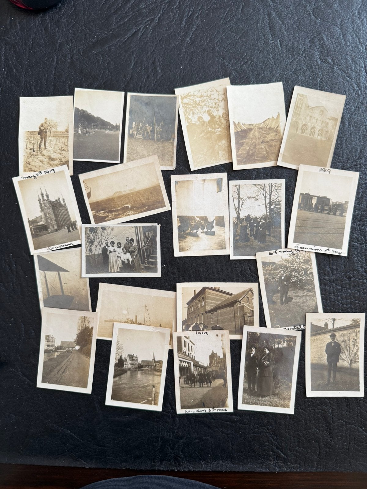 Zeventigtal fotos periode 1918-1921, Ophalen of Verzenden, Zo goed als nieuw