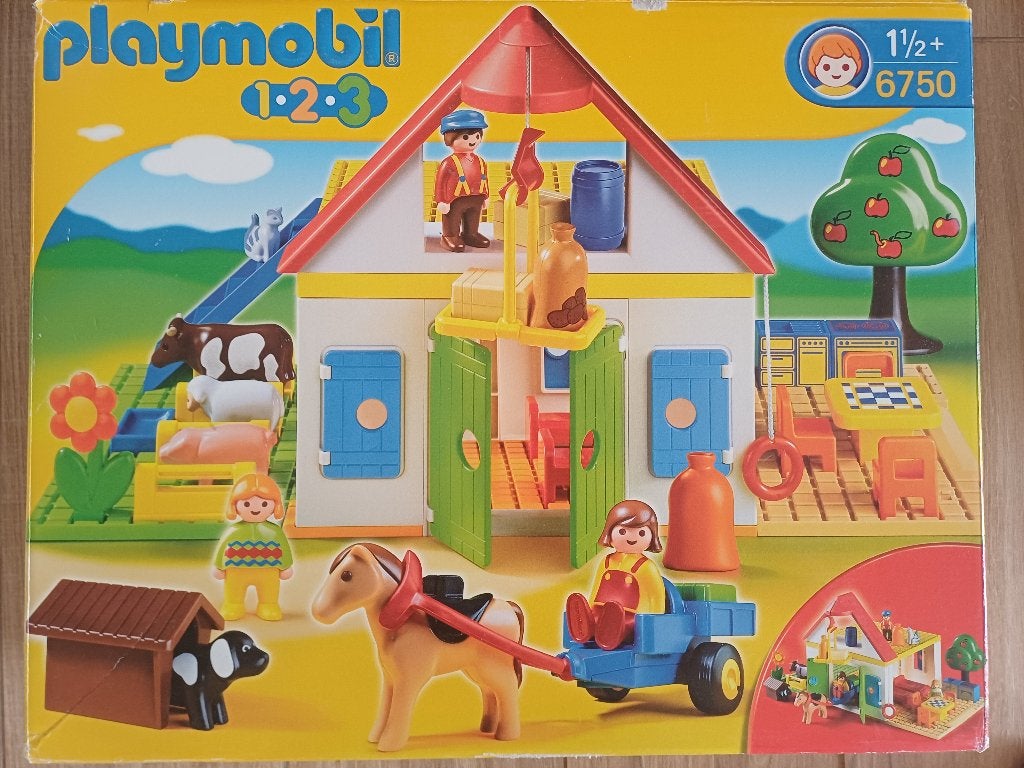 Playmobil 1er âge - La ferme, Bâtiment, Comme neuf, Country, Kit complet