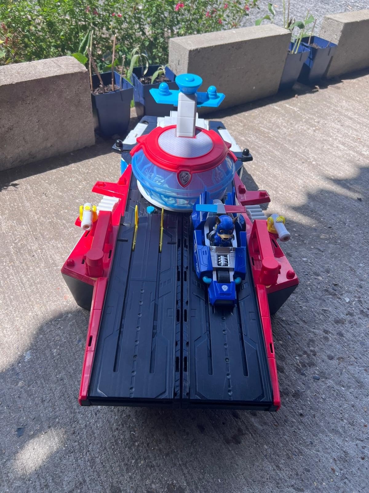 Paw patrol grote boot, Ophalen