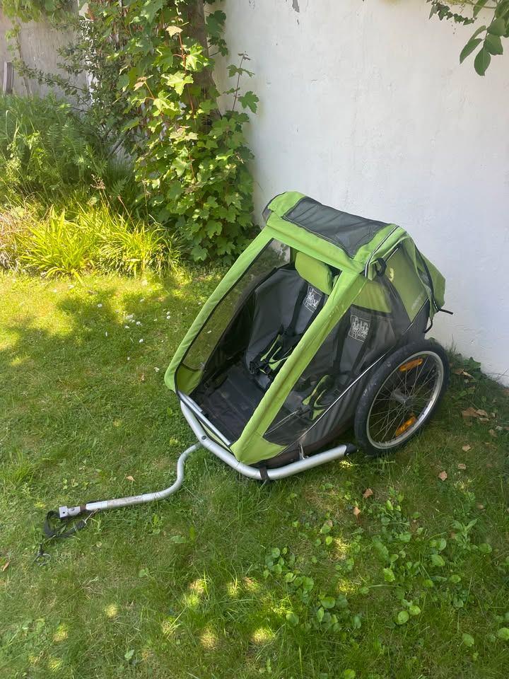Fietskar Croozer Kid for 2 (incl. accessoires), Fietsen en Brommers, Fietsaccessoires | Aanhangwagens en Karren, Gebruikt, Kinderkar