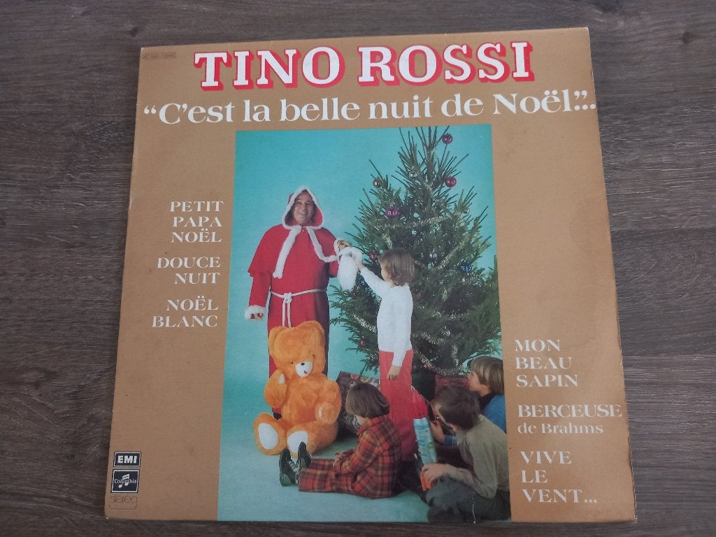 Vinyle LP Tino Rossi C'est la belle nuit de Noël, CD & DVD, Enlèvement ou Envoi, 12 pouces, LP