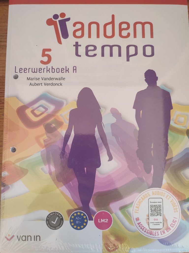 Tandem Tempo 5 Leerwerkboek A et B, Neuf, Van in, Néerlandais, Enlèvement