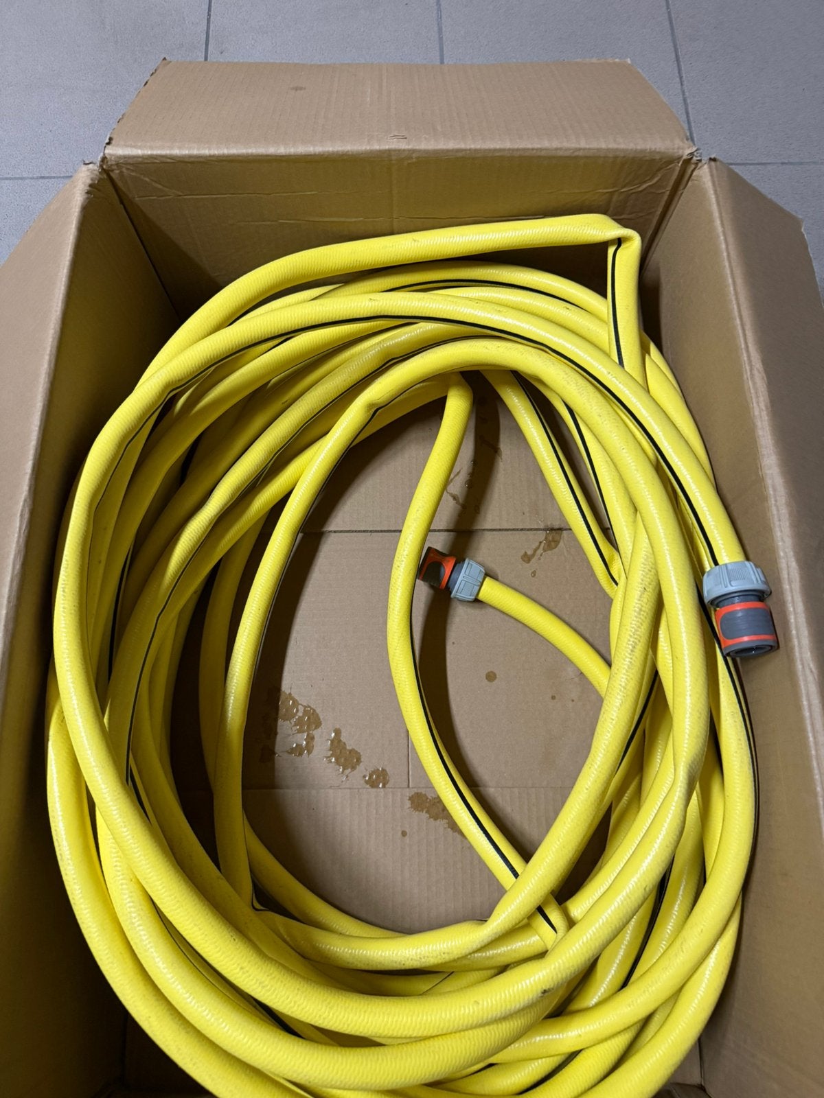 Tuinslang 19MM 3/4" 20 meter  gardena verbinding, Enlèvement ou Envoi, Utilisé, Tuyau d'arrosage