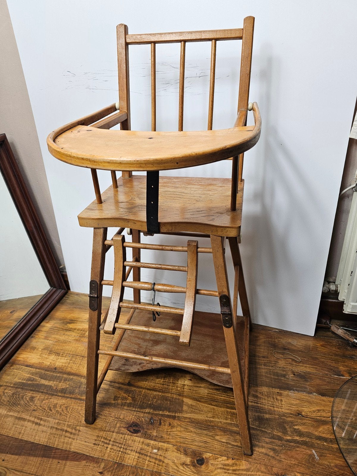 Chaise enfant vintage modulable en bois, Enlèvement