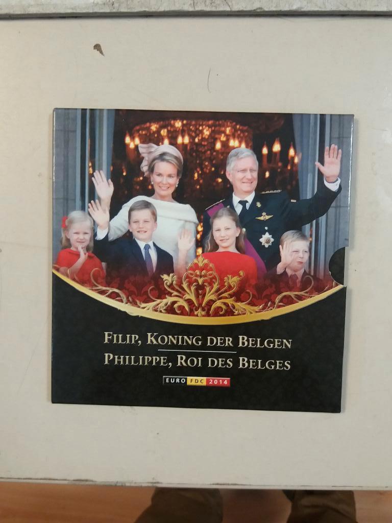 Coffret Monnaies , Philippe roi des Belges, Timbres & Monnaies, Enlèvement ou Envoi, Belgique, Autres valeurs, Série