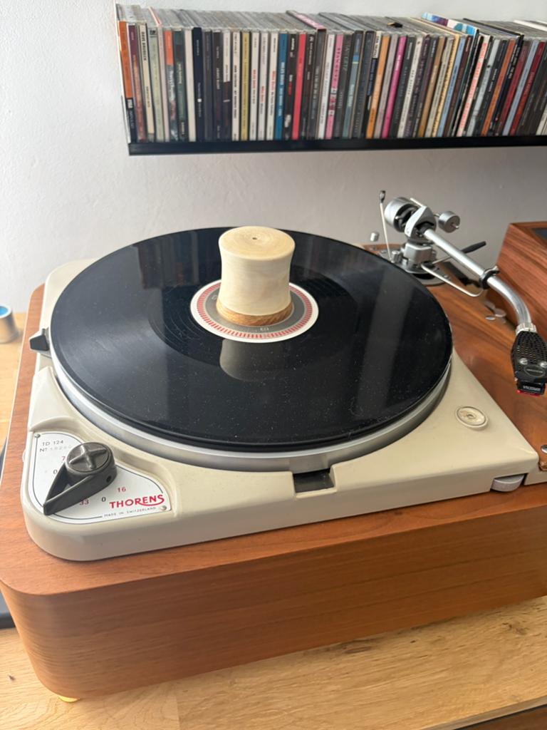 magnifique palet presseur pour platine vinyle, Enlèvement ou Envoi, Comme neuf