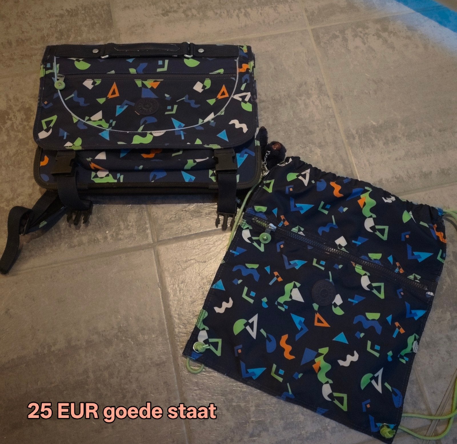 Kipling boekentas en sportzak, Ophalen of Verzenden
