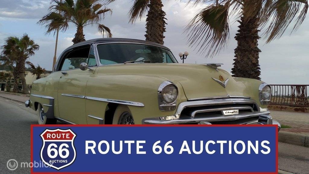 Chrysler New Yorker Deluxe | 1954 | Route 66 Auctions, Autos, Achat, Entreprise, Boîte manuelle, Autre carrosserie