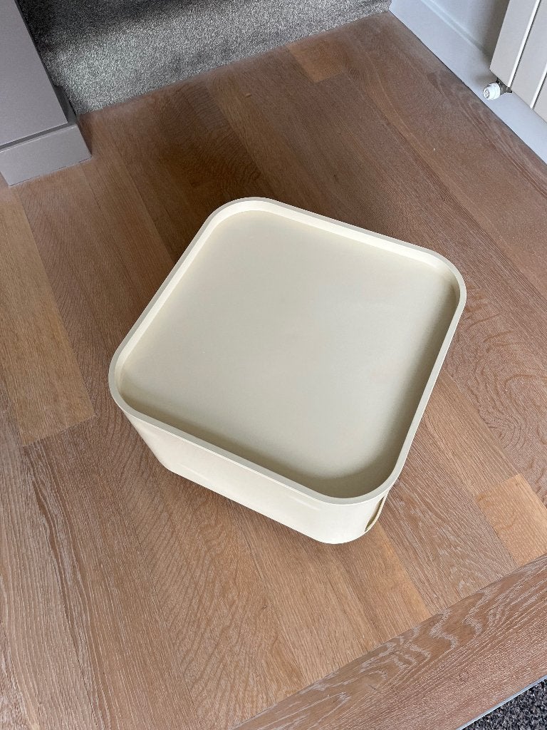 Vintage bedside table - by Anna Castelli for Kartell, Moins de 55 cm, Enlèvement, Utilisé, Moins de 45 cm