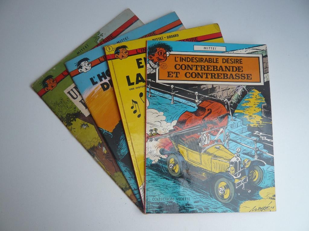 Bd DÉSIRÉ (L'INDÉSIRABLE) tomes 1 à 4 (EO tbe) de MITTEÏ, MITTEÏ / GODARD, Enlèvement ou Envoi, Série complète ou Série, Utilisé