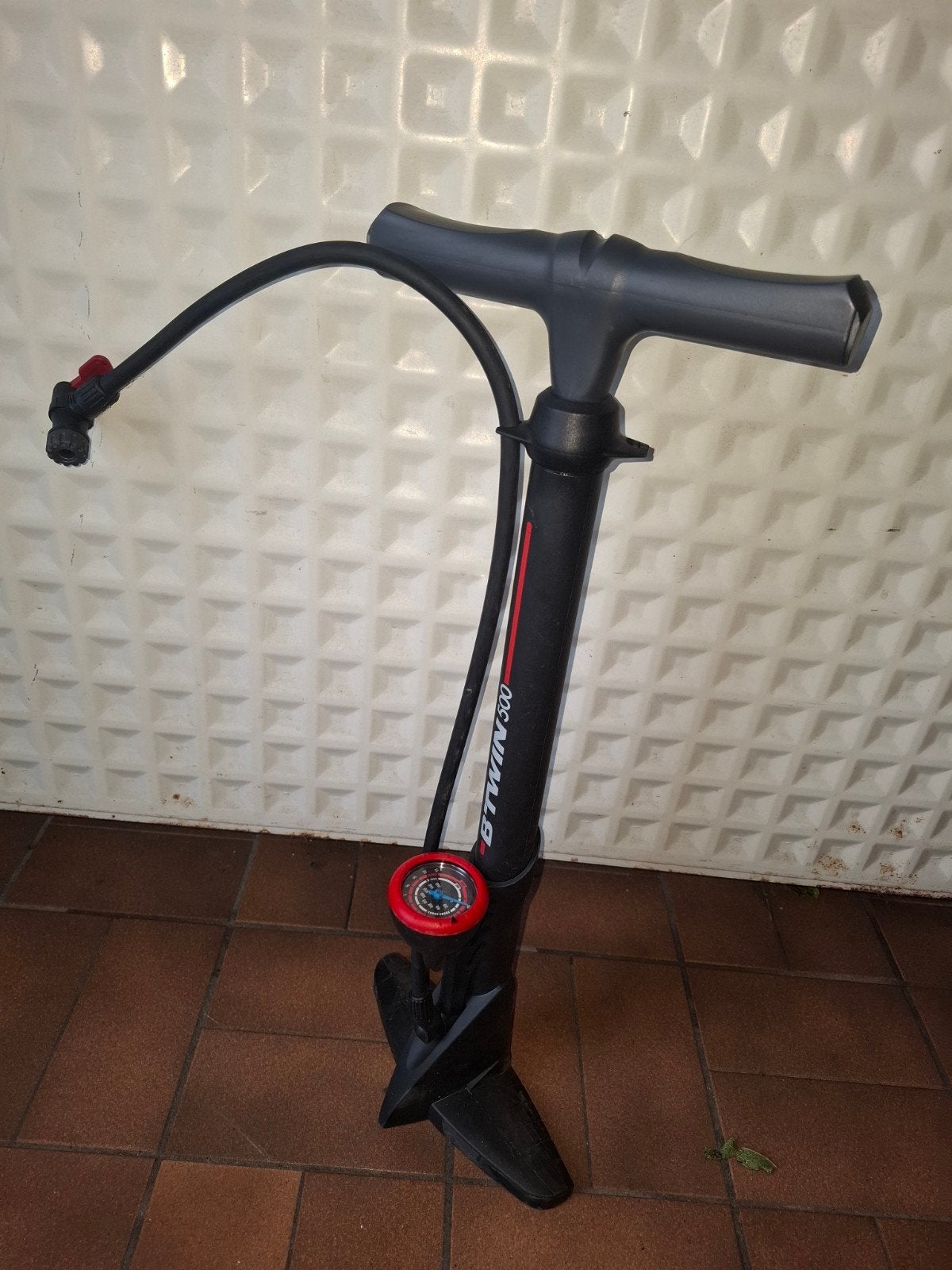 Pompe à vélo à pied, Enlèvement, Manomètre, Comme neuf