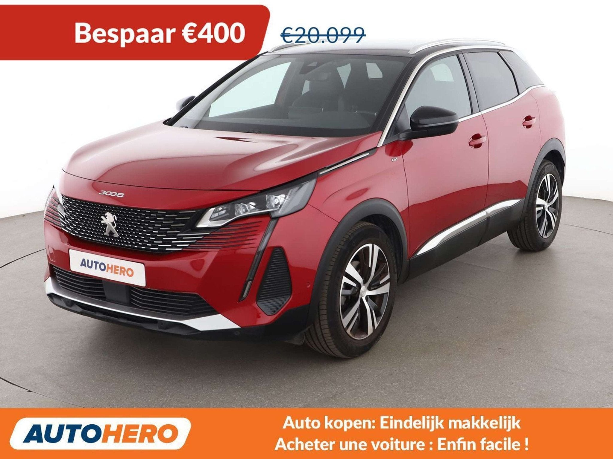 Peugeot 3008 1.2 PureTech GT (bj 2021, automaat), Auto's, Peugeot, Gebruikt, 1199 cc, Alcantara, 146 g/km