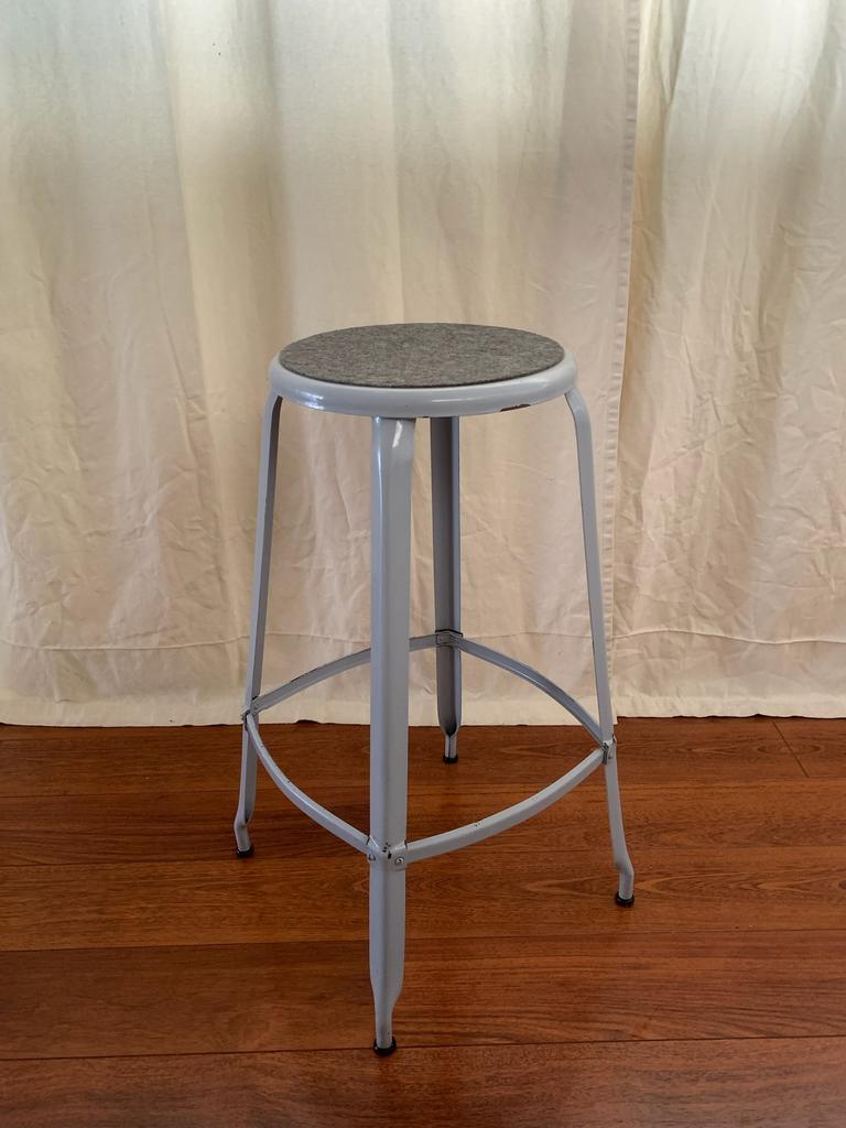 Tabouret Haut NICOLLE Vintage (75 cm), Enlèvement, Comme neuf, Métal