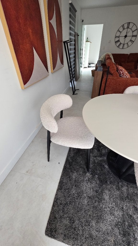 Eettafel + 6 stoelen als nieuw!, Ophalen, 200 cm of meer, 50 tot 100 cm, Zo goed als nieuw