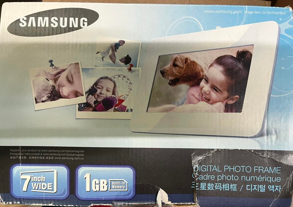 Samsung digitale fotolijst SPF 71ES, Ophalen of Verzenden, Nieuw